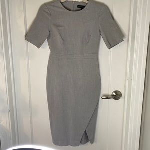 Banana Republic grey sheath dress
